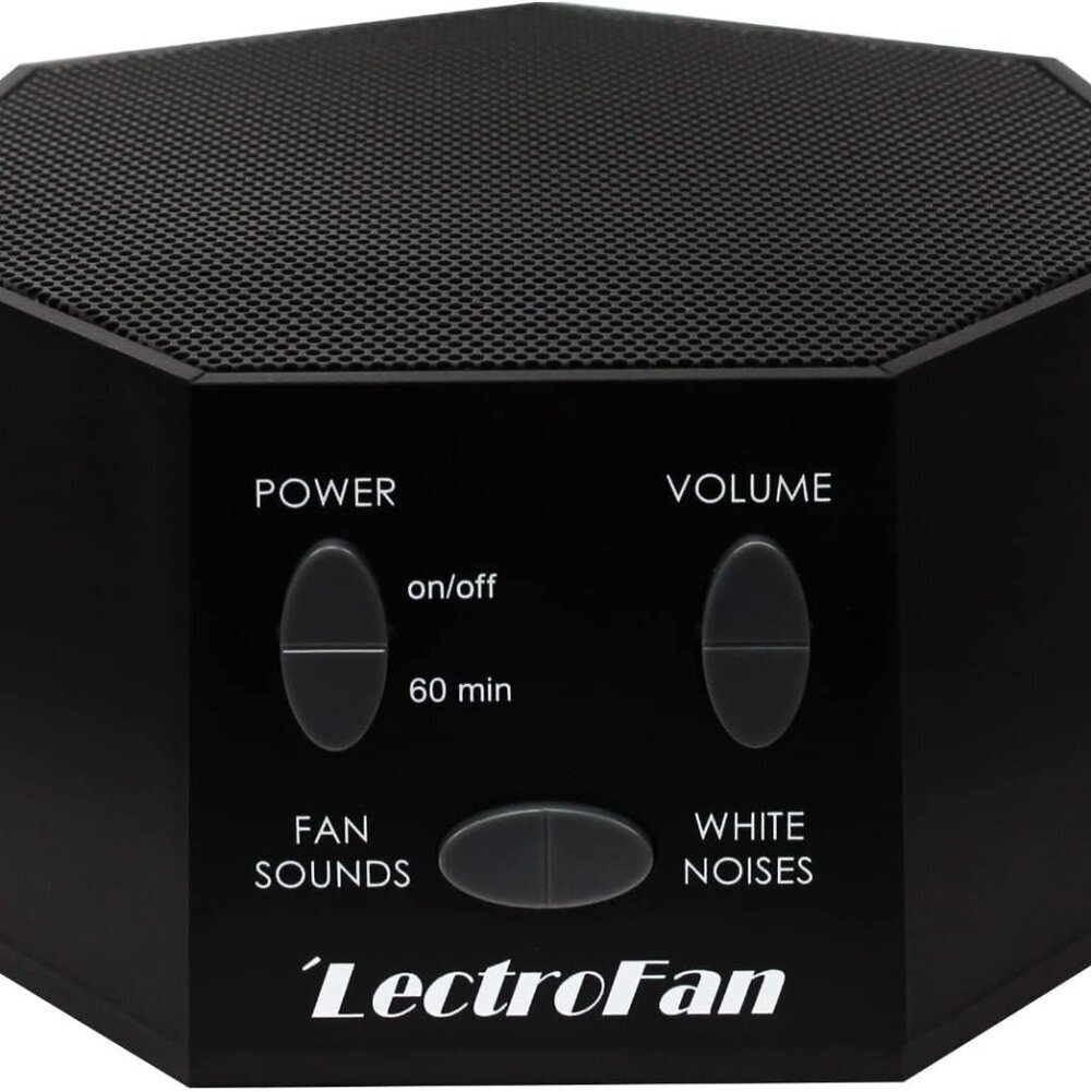 LectroFan Classic White Noise Machine - Compact Sleep Sound Machine for Bedroom,